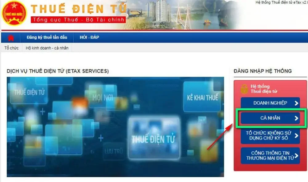 Cách đăng kí mã số thuế cá nhân trên Cổng thông tin điện tử của Tổng cục Thuế