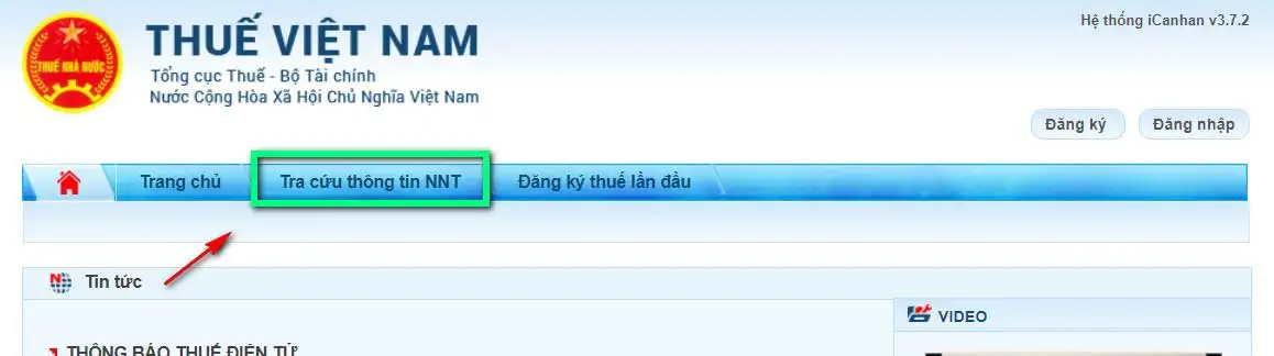 Tra cứu thông tin người nộp thuế