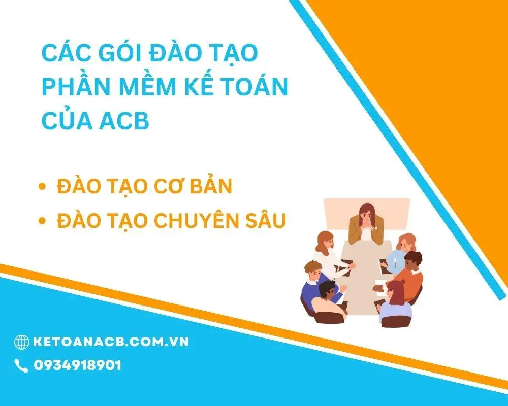 Các gói đào tạo phần mềm kế toán của ACB