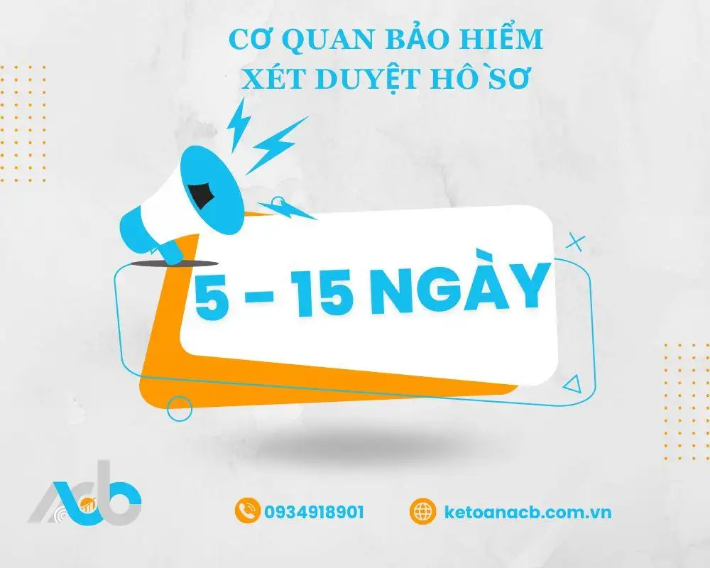 Cơ quan bảo hiểm xét duyệt hồ sơ