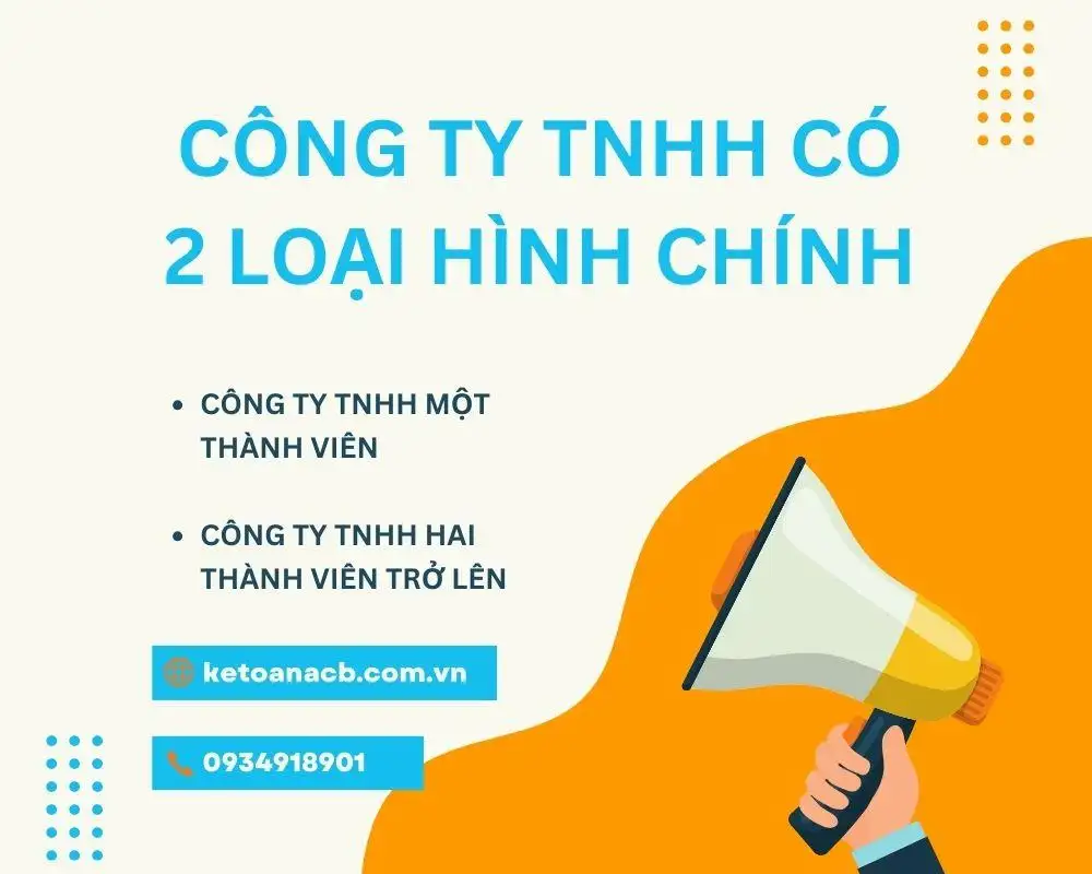 Công ty TNhh có 2 loại hình chính