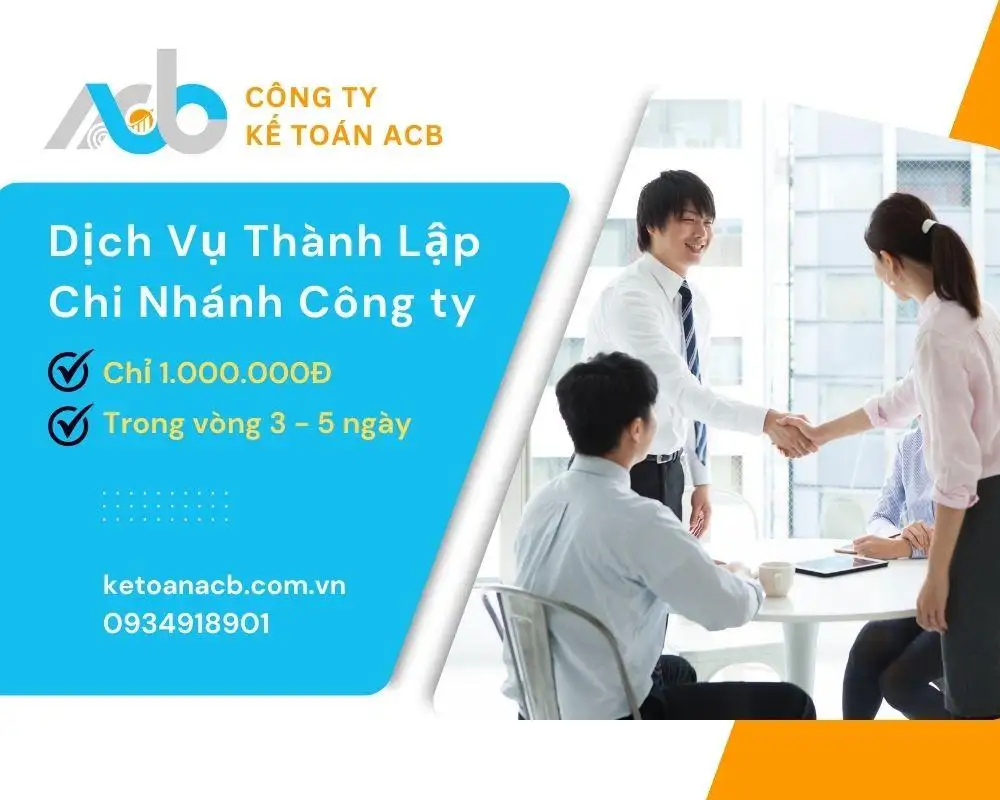 Dịch Vụ Thành Lập Chi Nhánh Công ty