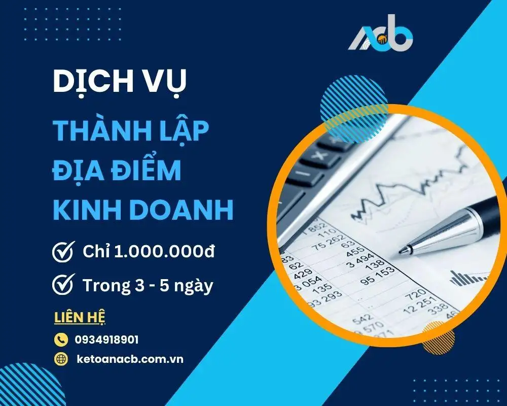 Dịch Vụ Thành Lập Địa điểm kinh doanh