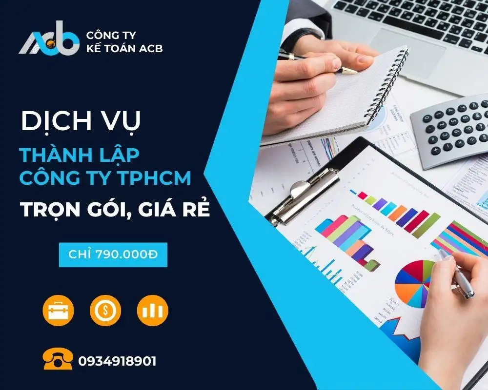Dịch vụ thành lập công ty TPHCM trọn gói, giá rẻ chỉ 790.000Đ