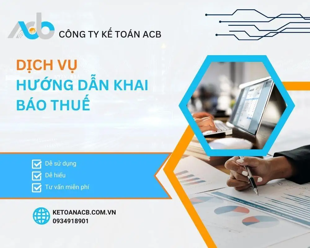 dịch vụ hướng dẫn khai báo thuế