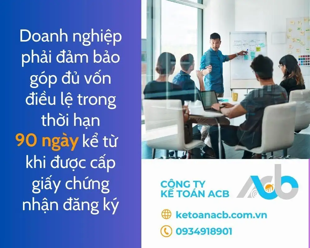Điều kiện về vốn điều lệ