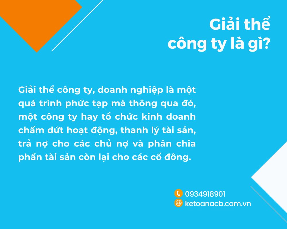 Giải thể công ty là gì