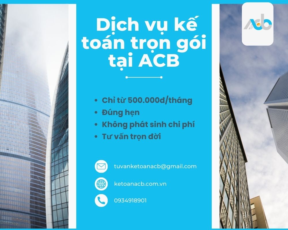Dịch vụ kế toán trọn gói