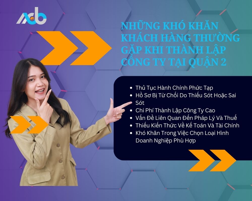 Những Khó Khăn Khách Hàng Thường Gặp Khi Thành Lập Công Ty Tại Quận 2