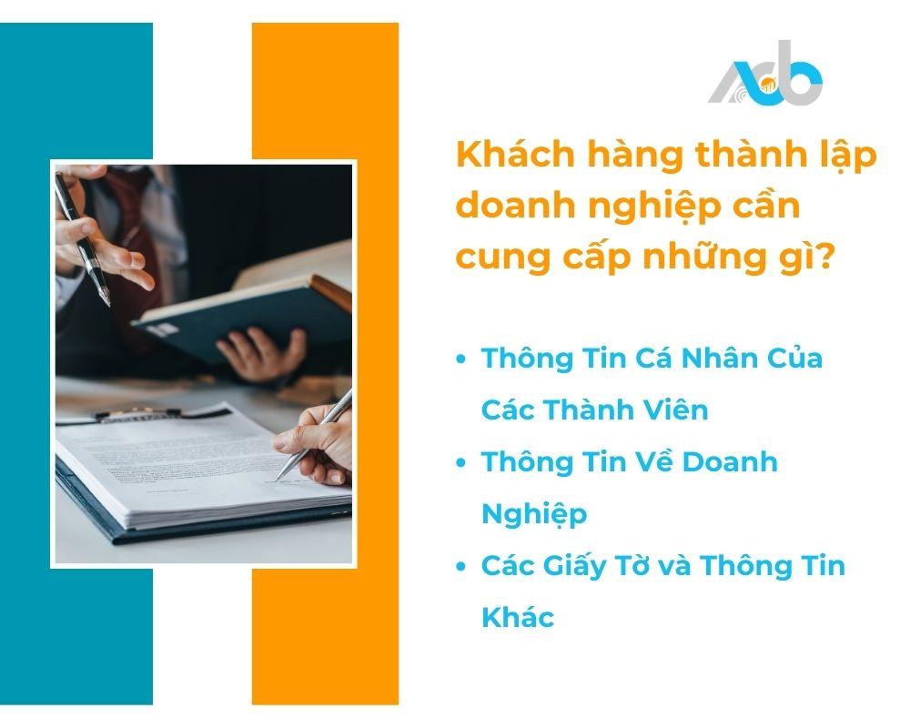 Khách hàng Thành lập doanh nghiệp cần cung cấp những gì