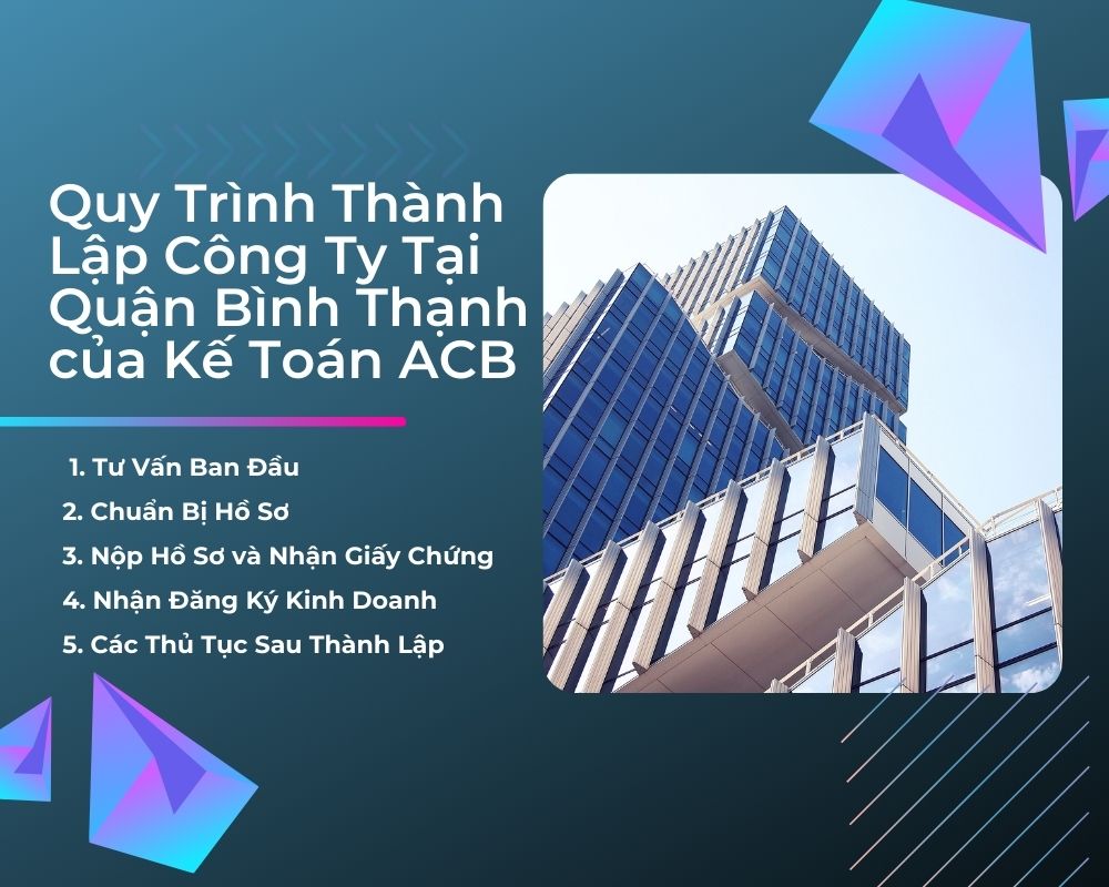 Quy Trình Thành Lập Công Ty Tại Quận Bình Thạnh của Kế Toán ACB