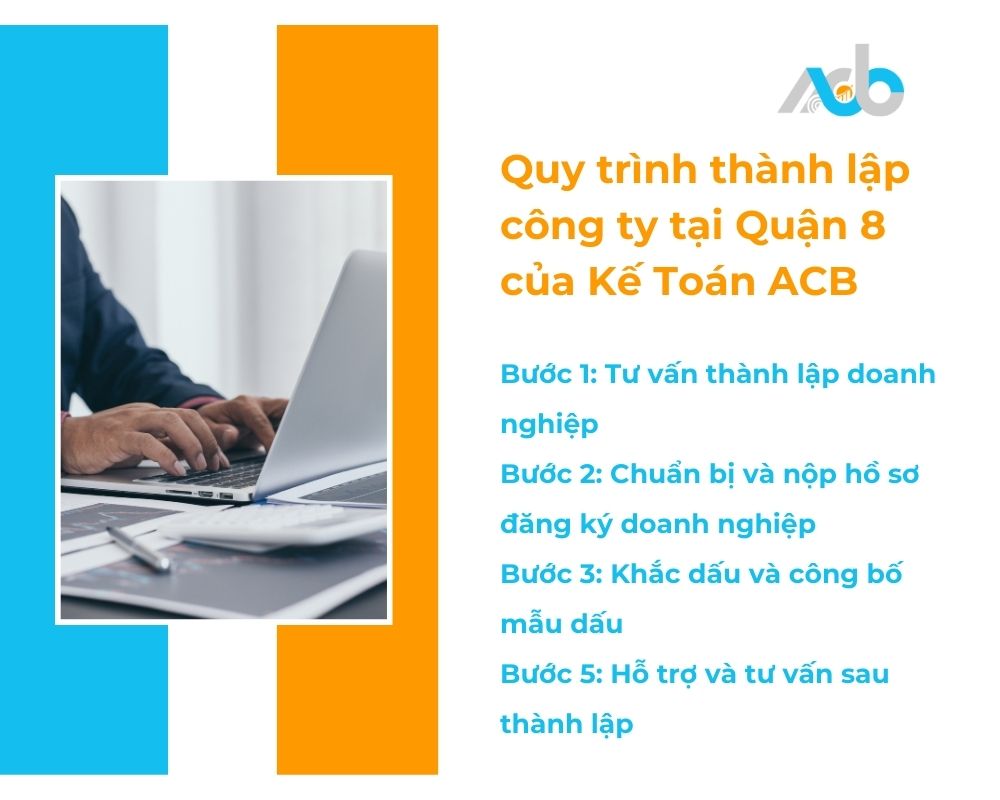 Quy trình thành lập công ty tại Quận 8 của Kế Toán ACB