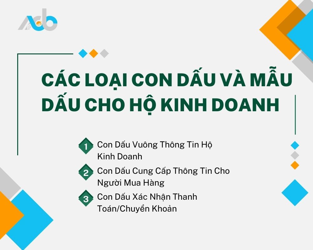 Các Loại Con Dấu Và Mẫu Dấu Cho Hộ Kinh Doanh