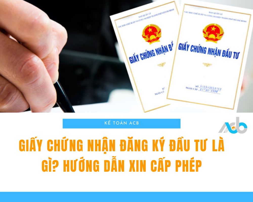 Giấy Chứng Nhận Đăng Ký Đầu Tư Là Gì_ Hướng Dẫn Xin Cấp Phép